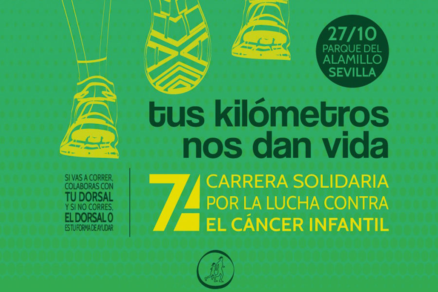Otro año más apoyamos la 7ª carrera contra el cáncer en Sevilla «Tus kilómetros nos dan vida»