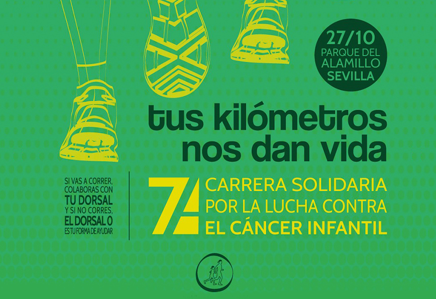 Otro año más apoyamos la 7ª carrera contra el cáncer en Sevilla «Tus kilómetros nos dan vida»